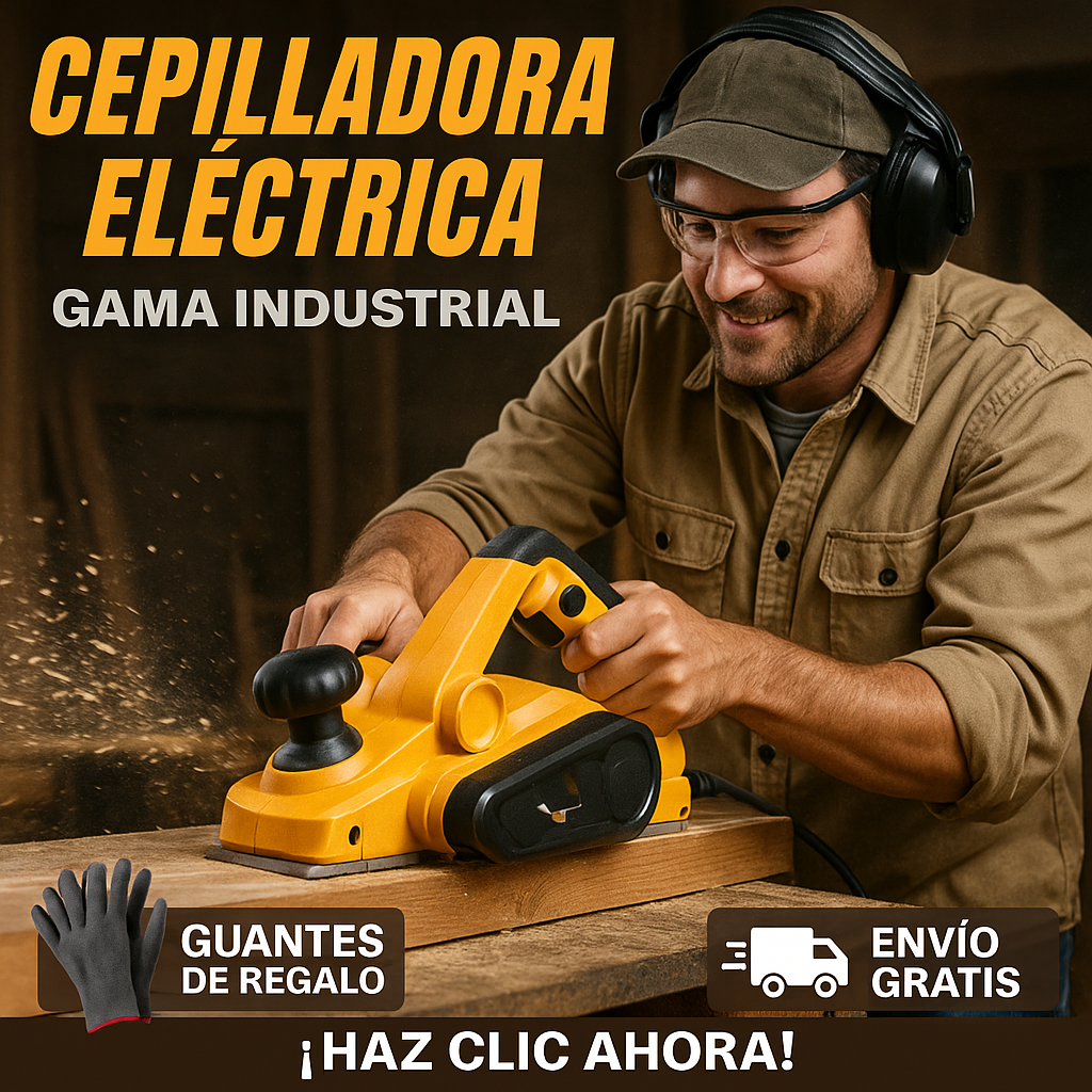 CEPILLADORA-PROFECIONAL DE 900W industrial