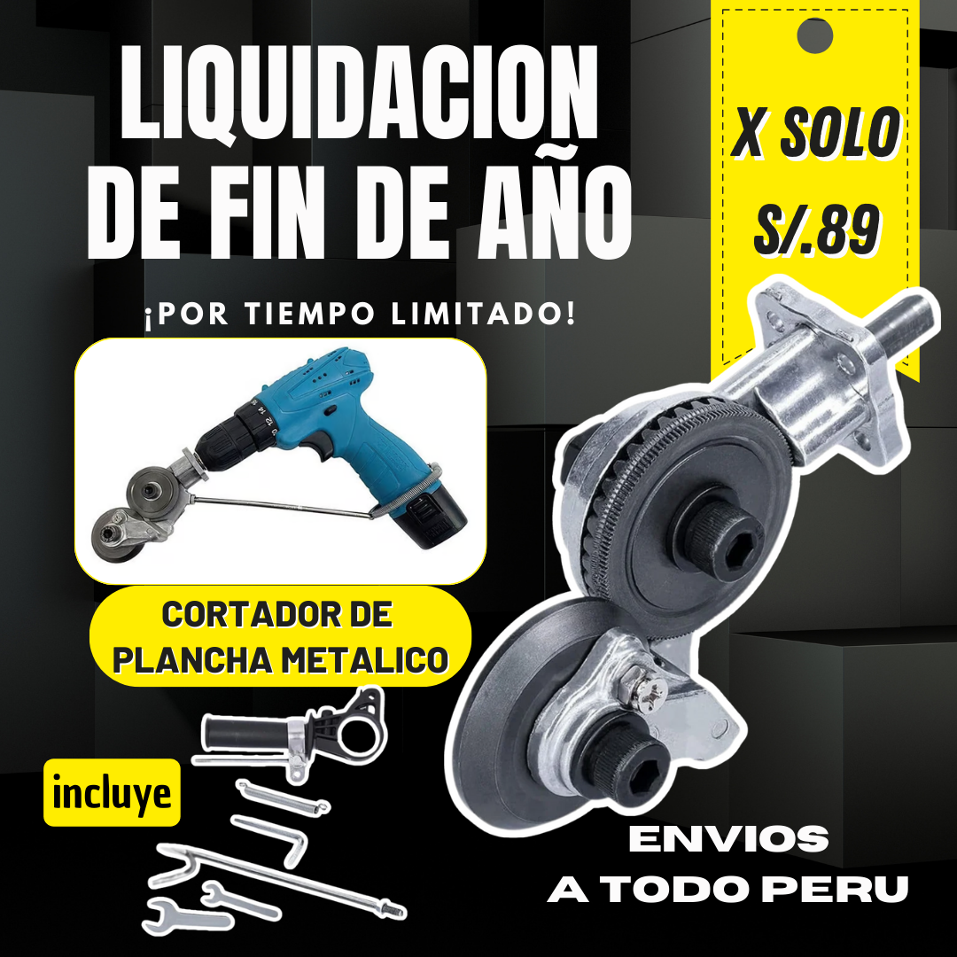CORTADOR DE PLANCHA METALICO