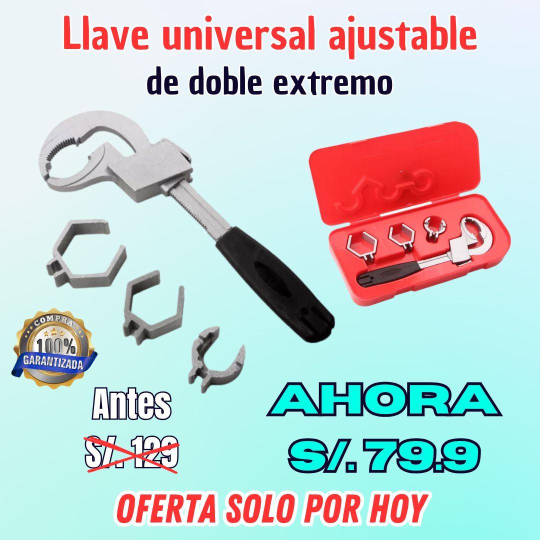 1 Llave Universal Ajustable de Doble Extremo1