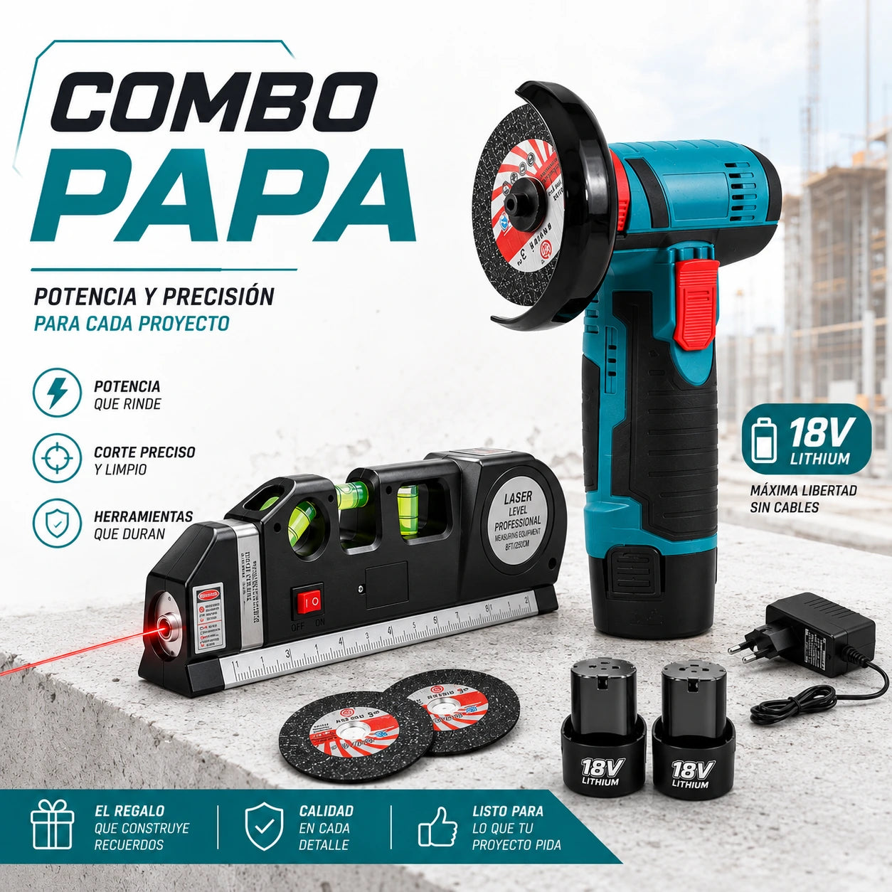 COMBO PAPA CONTRUCTOR