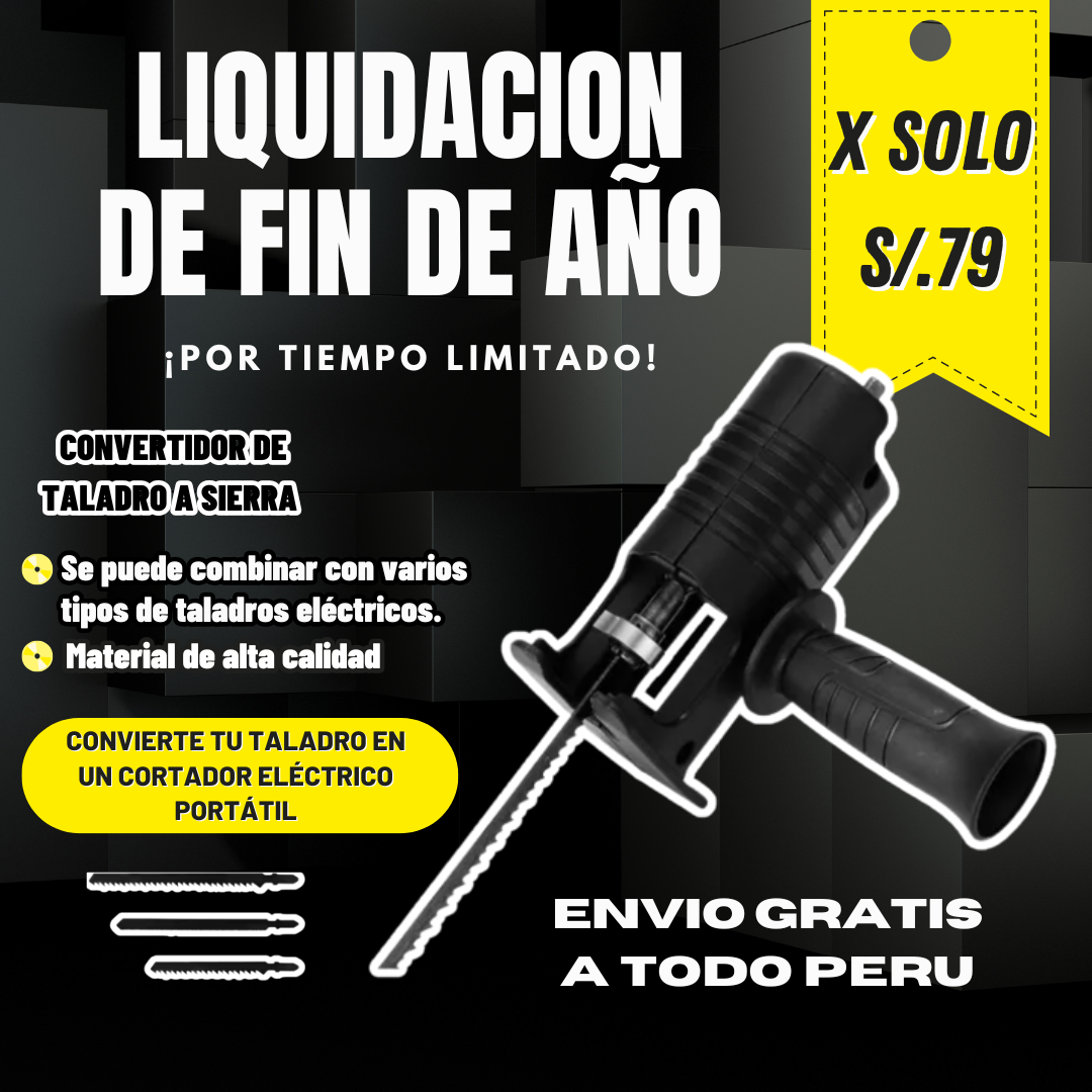 CONVERTIDOR DE TALADRO A SIERRA - DRILLRANGE PRO