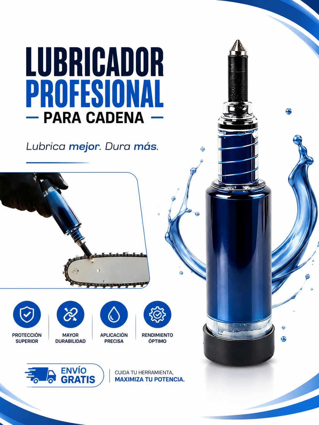 LUBRICADOR DE CADENA PROFESIONAL
