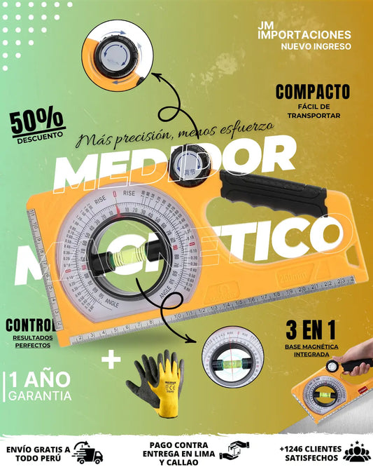MEDIDOR MAGNETICO PROFESIONAL