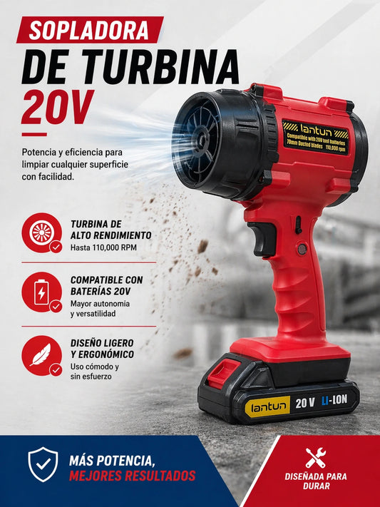 SOPLADORA DE TURBINA