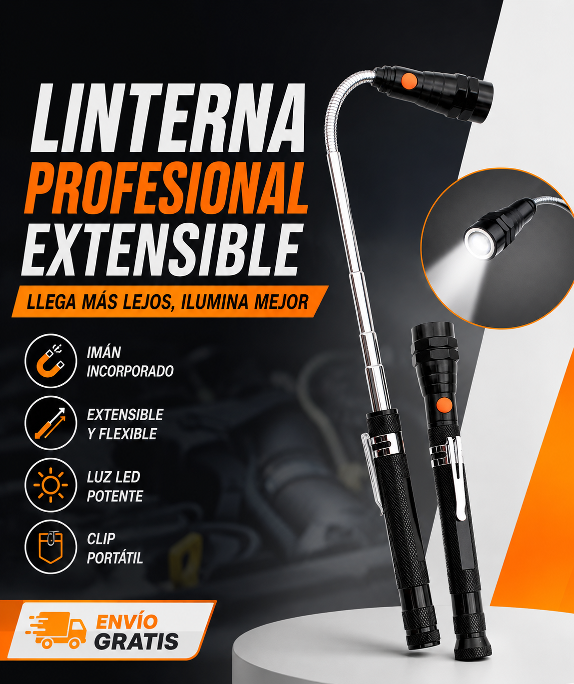 LINTERNA EXTENSIBLE PROFESIONAL