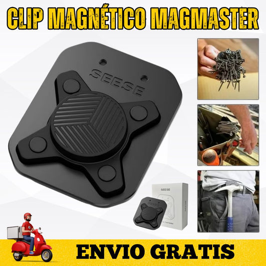 Clip magnético portaherramientas
