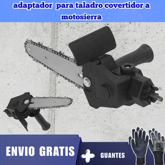 adaptador para taladro convertidor a motosierra