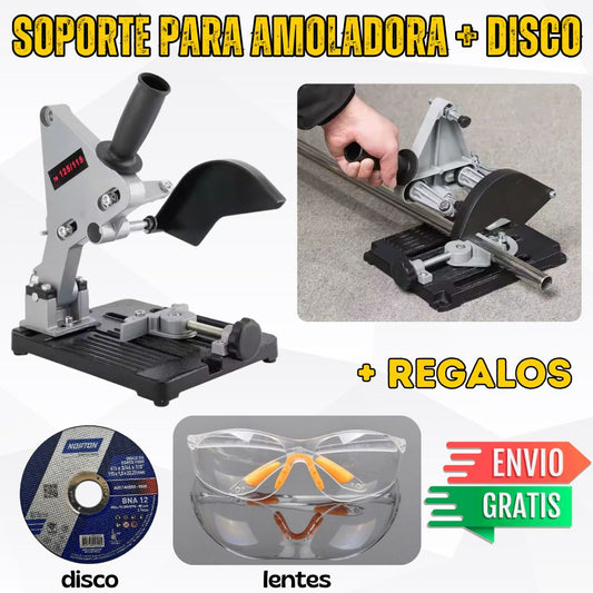 SOPORTE DE AMOLADORA + DISCO DE REGALO
