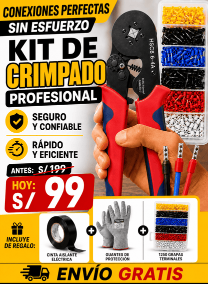 KIT DE CRIMPADO PROFESIONAL