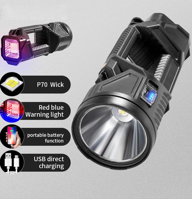 Linterna LED de emergencia portátil