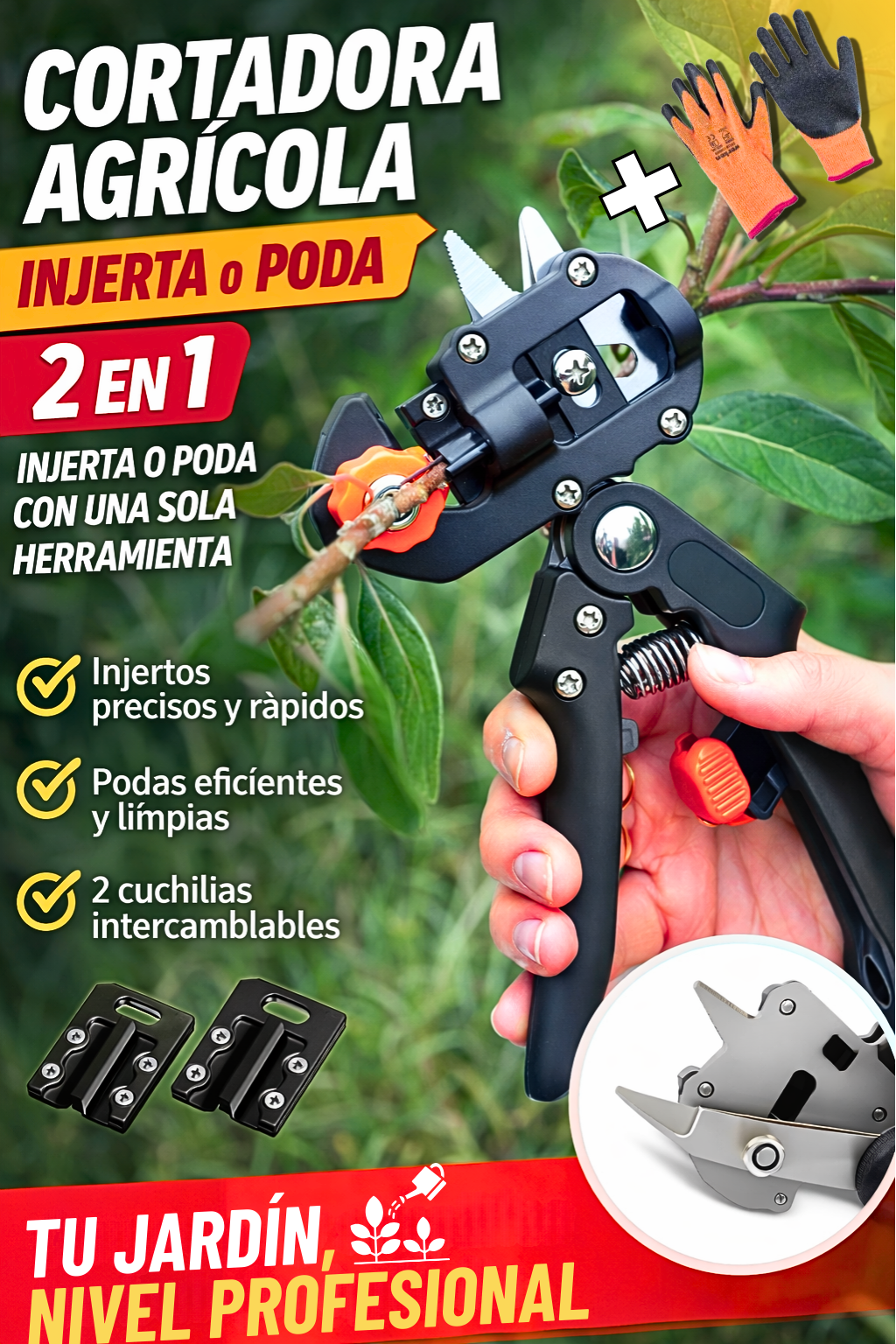 CORTADORA AGRICOLA 2 EN 1