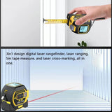 CINTA METRICA LASER DIGITAL 3 EN 1