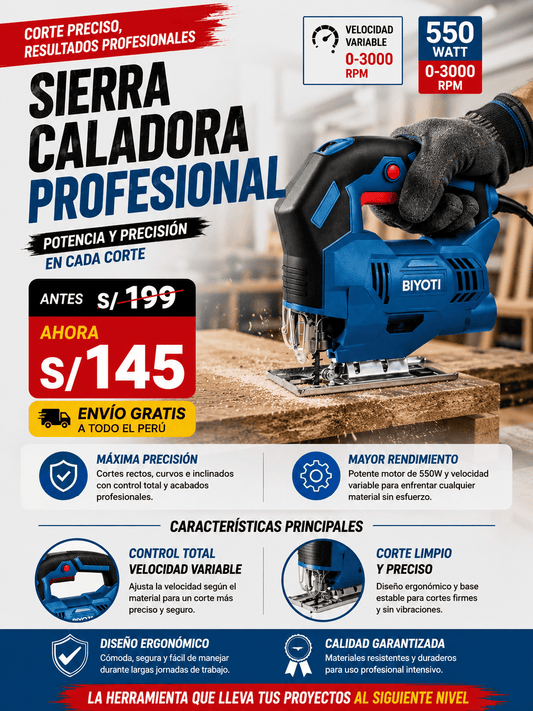 SIERRA CALADORA PROFESIONAL