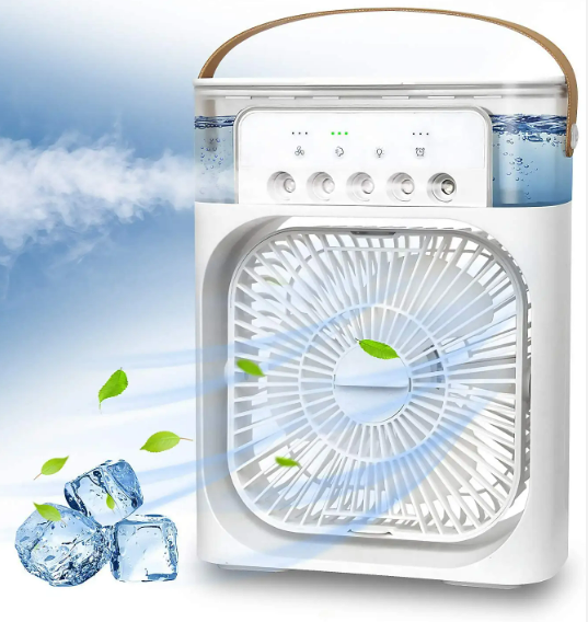 VENTILADOR DE AIRE PORTATIL CON HUMIDIFICADOR