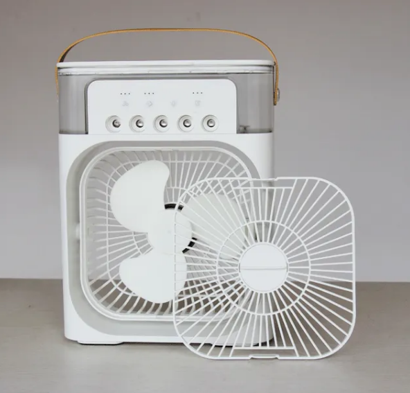 VENTILADOR DE AIRE PORTATIL CON HUMIDIFICADOR