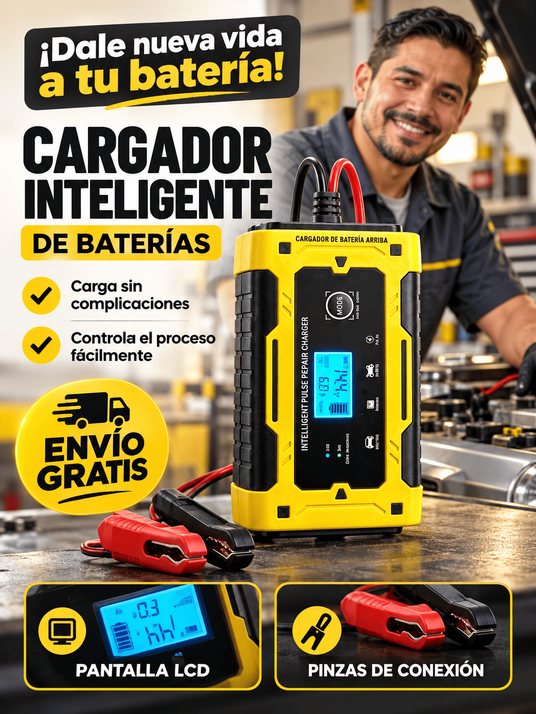 CARGADOR DE BATERIA