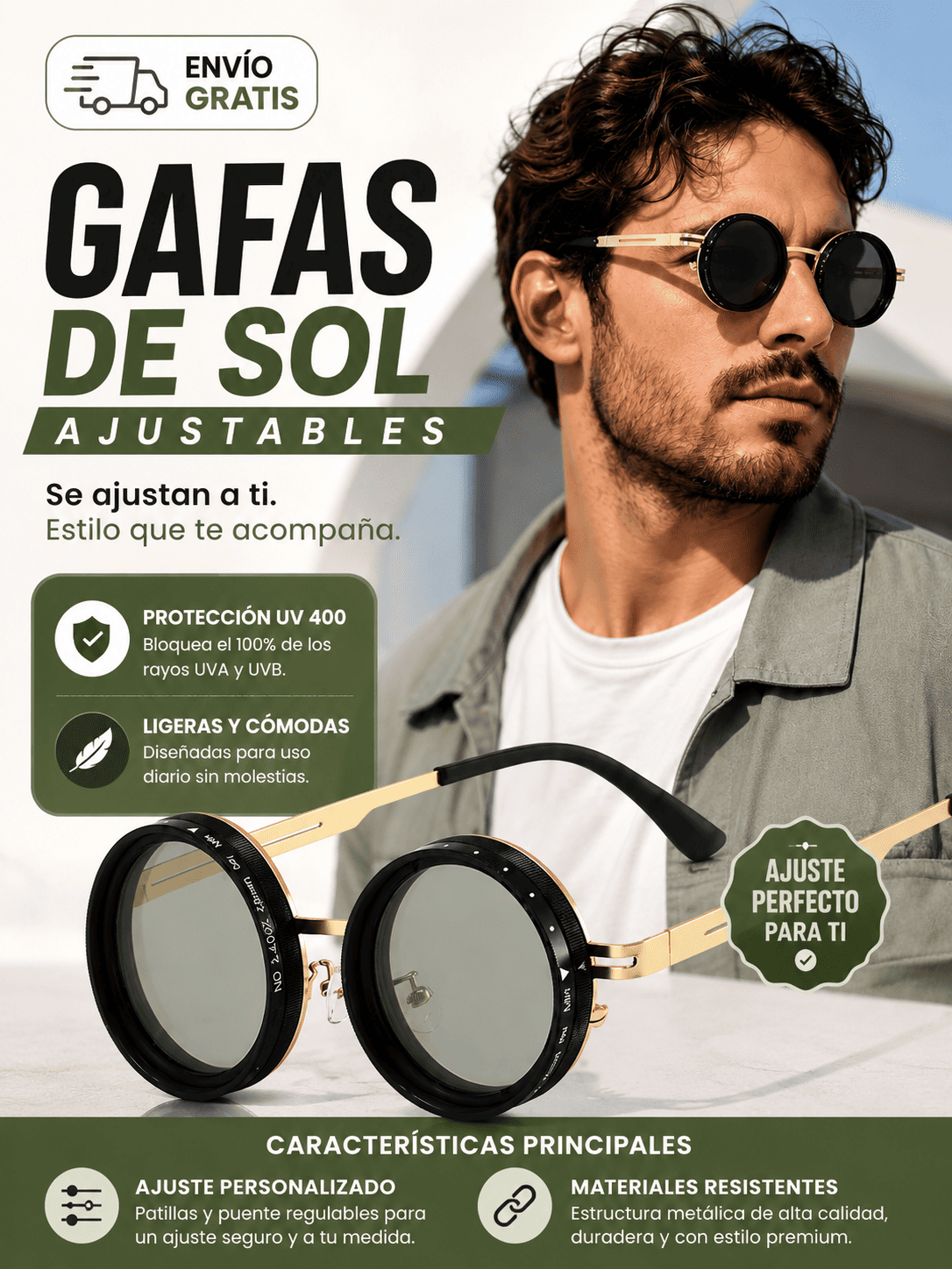 🥈 Lentes Ajustables Premium