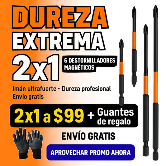 2*1 Juego de destornilladores magnéticos EN SET