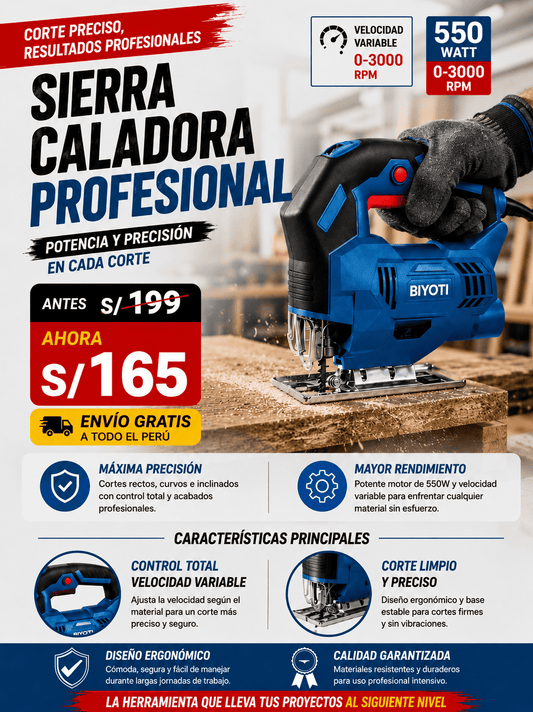 SIERRA CALADORA PROFESIONAL