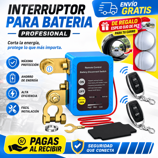 Interruptor para bateria profesional