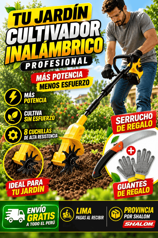 CULTIVADOR INALAMBRICO