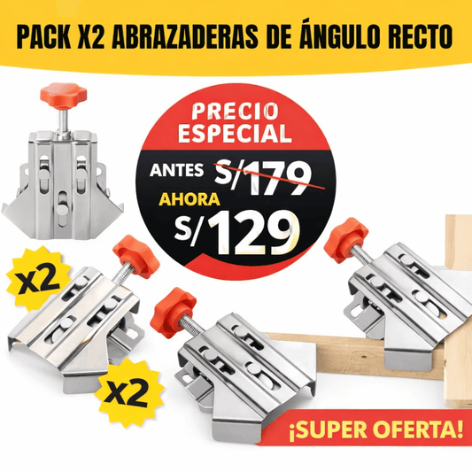 Abrazadera de Ángulo Recto PACK