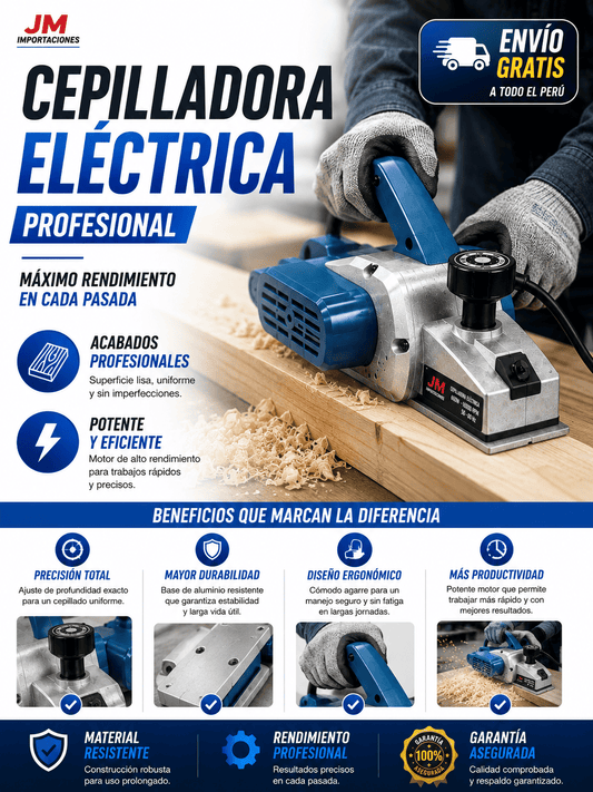 CEPILLADORA ELECTRICA-CARPINTERO