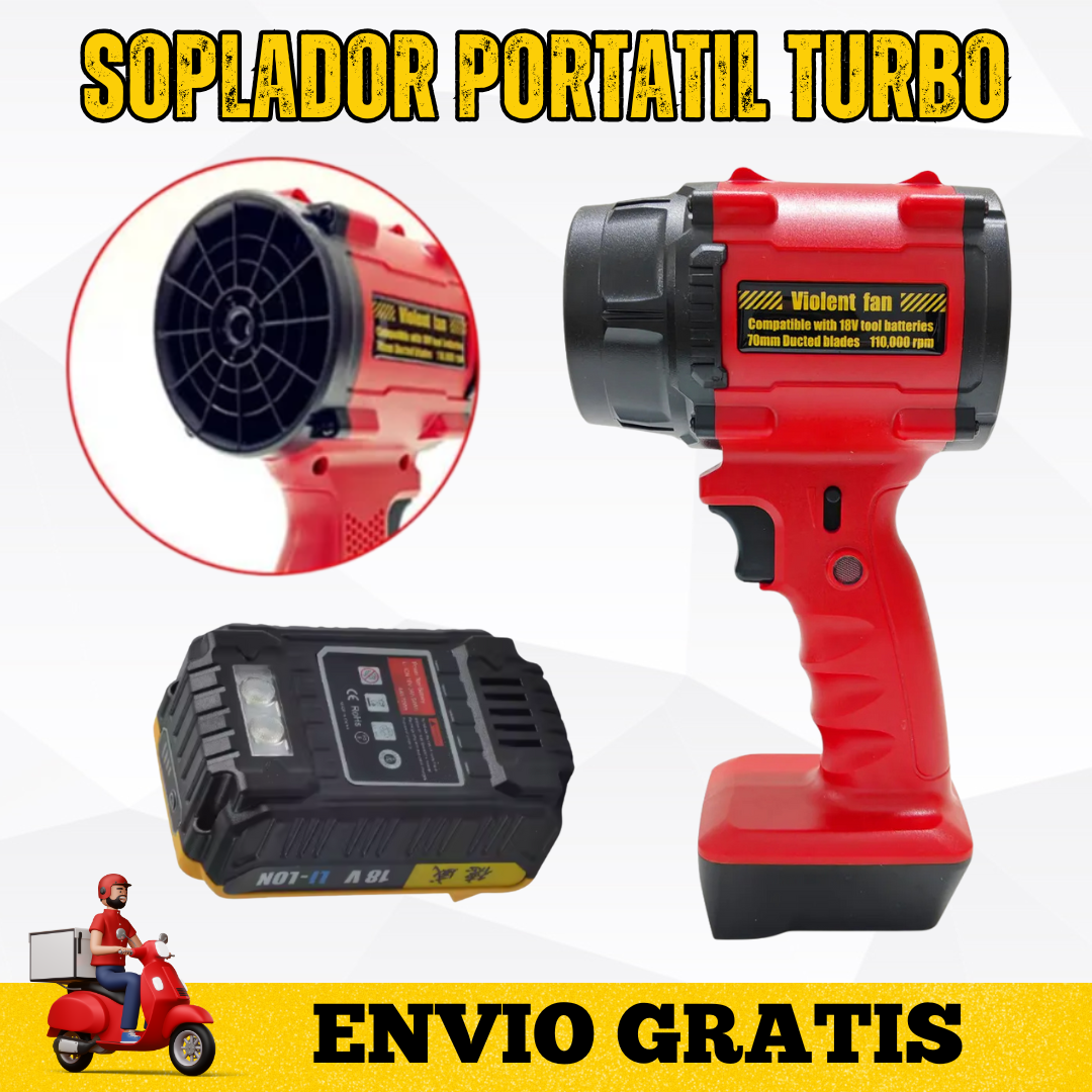 Soplador de aire portatil turbo 2025