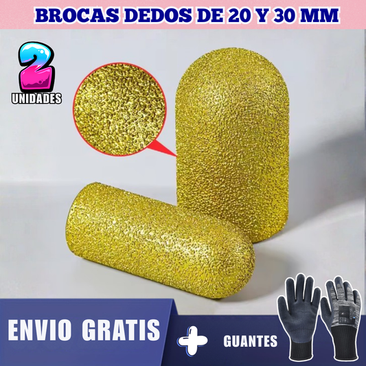 brocas de dedo diamantadas