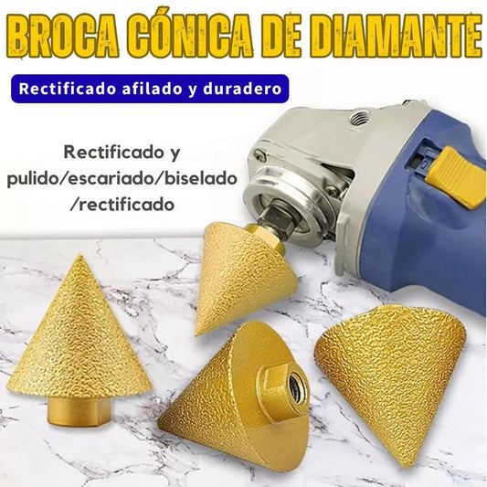 BROCA CONICA DIMANTADA 14-38MM