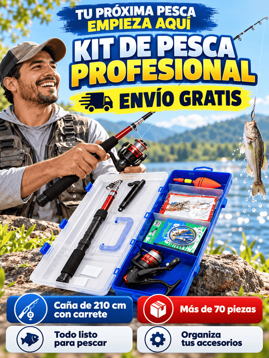 KIT COMPLETO DE PESCA