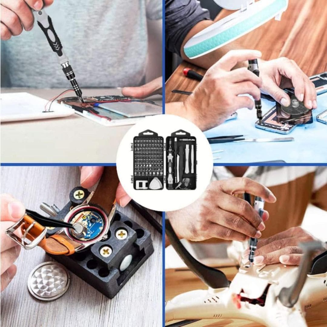 Kit de Destornilladores de Precisión 115 en 1