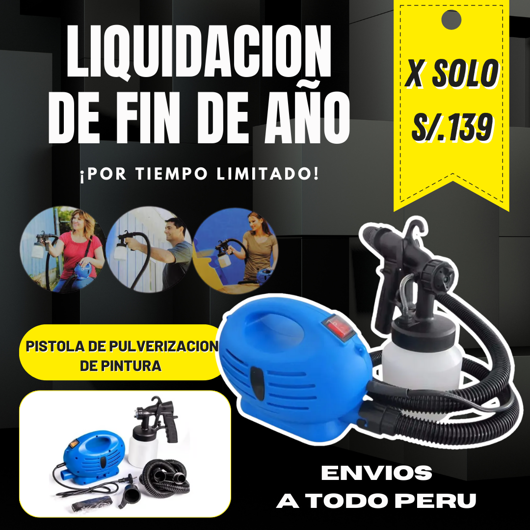 PISTOLA DE PULVERIZACION DE PINTURA