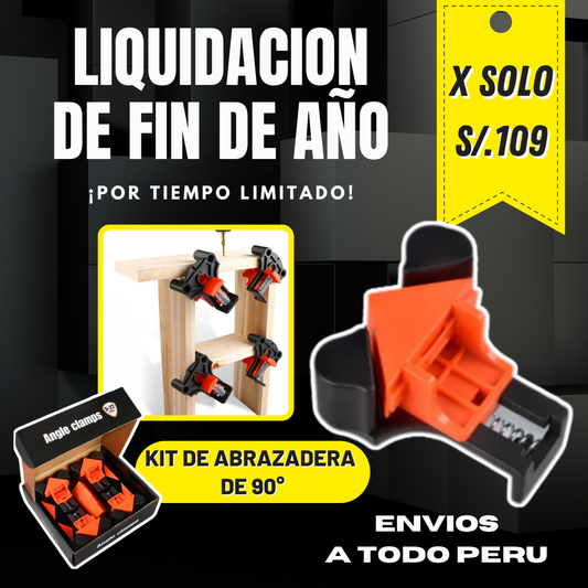 KIT DE ABRAZADERA DE 90°