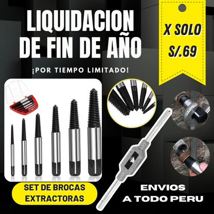 SET DE BROCAS EXTRACTORAS