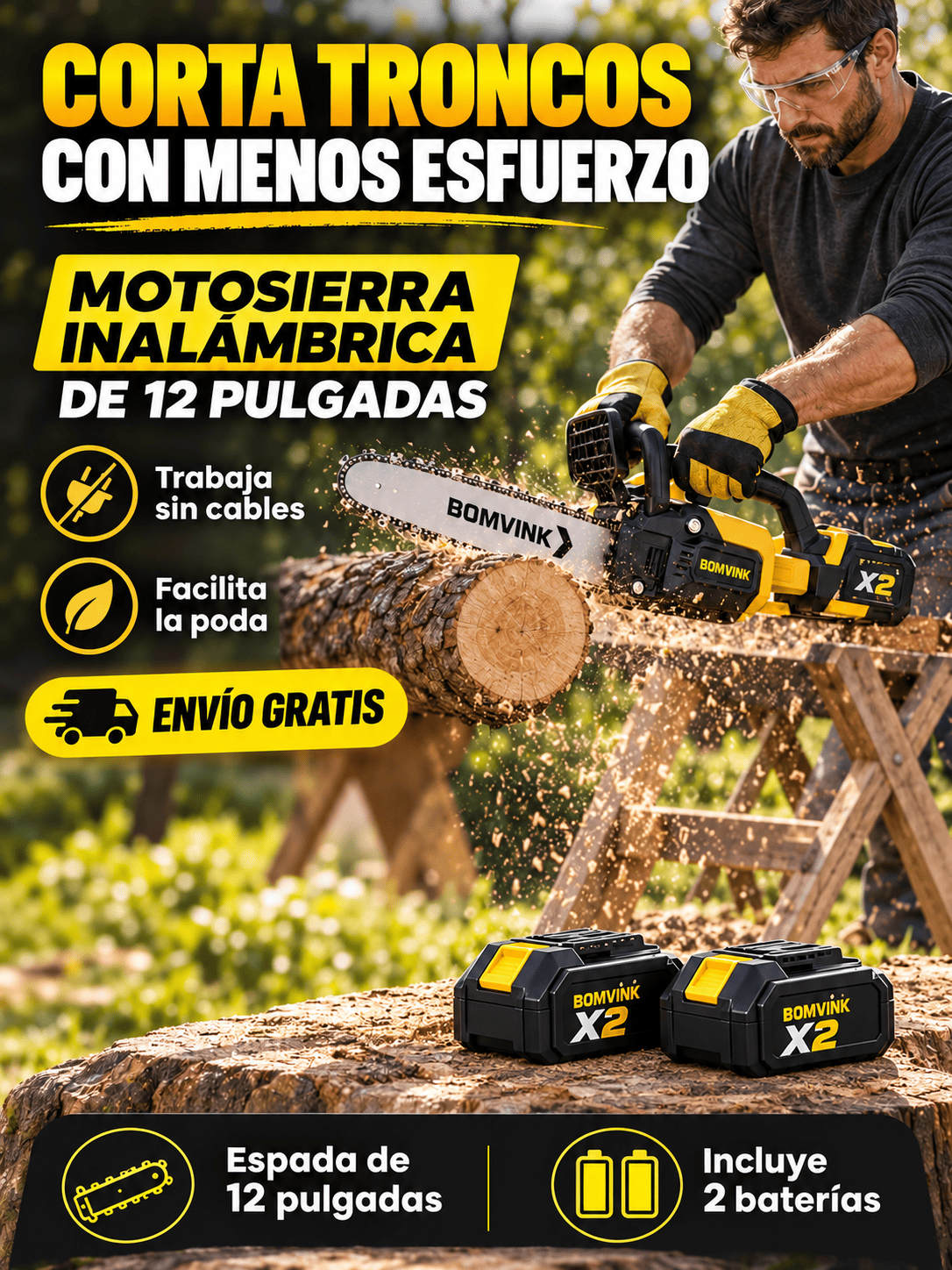 MOTOSIERRA BOMVINK 12 PULAGAS