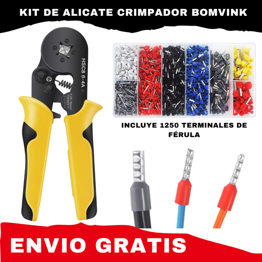 kit de alicate crimpador Bomvink