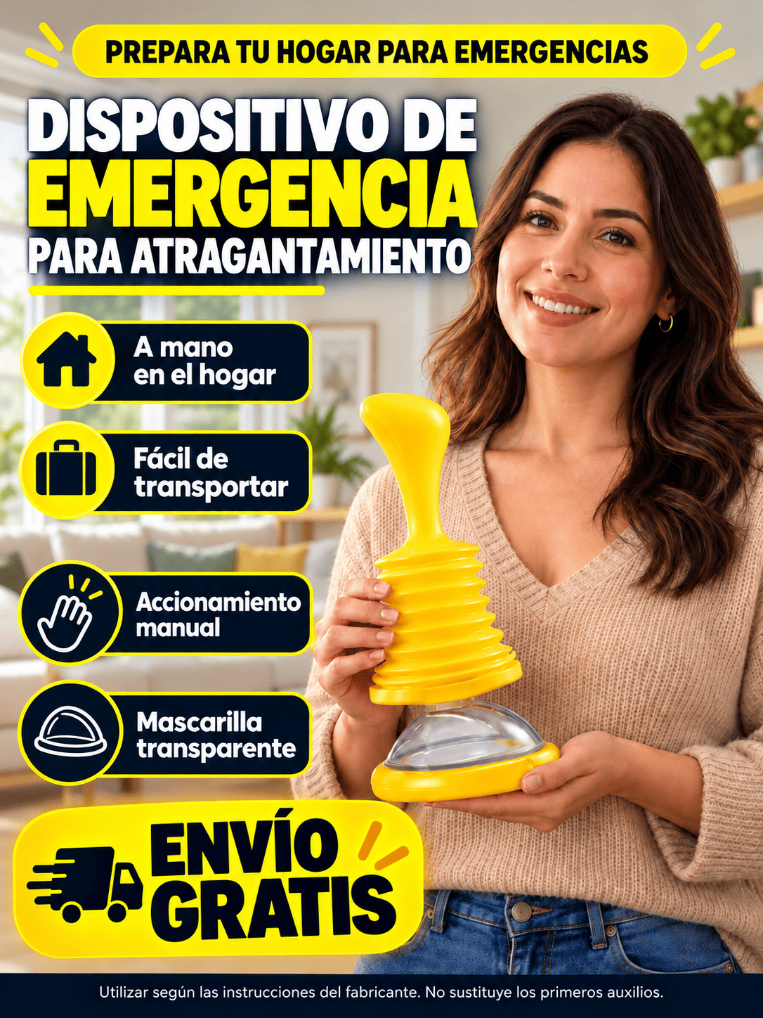 DISPOSITIVO DE EMERGENCIA PARA ATRAGANTAMIENTO
