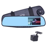 ESPEJO RETROVISOR CON CAMARA FRONTAL Y  REVERSO