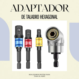 ADAPTADOR DE TALADRO HEXAGONAL