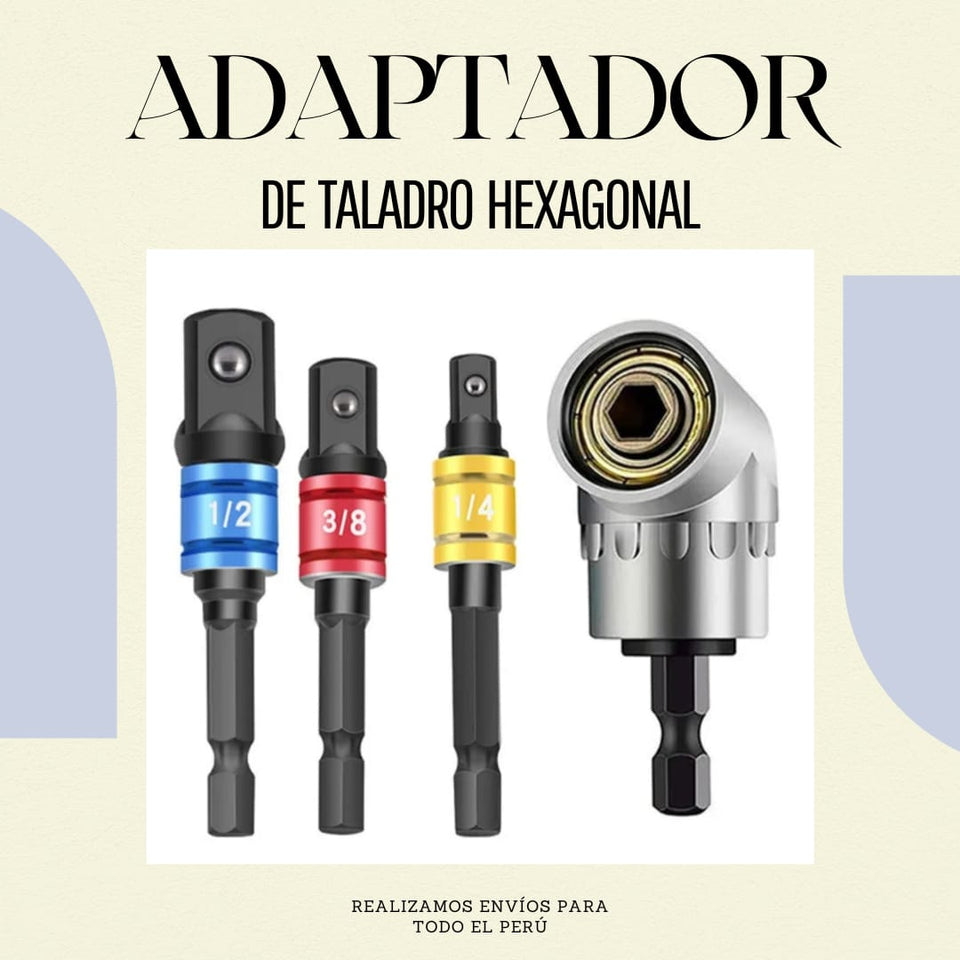 ADAPTADOR DE TALADRO HEXAGONAL