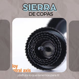 JUEGO DE SIERRA DE COPAS  MADERA MELAMINE