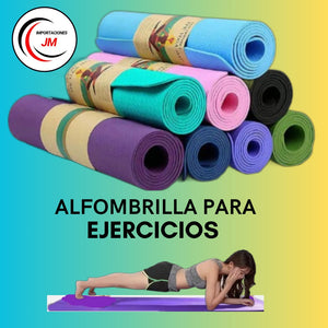 "Colchoneta tapete para ejercicios yoga pilates ejercicios - 170 mtrs x 65 cm