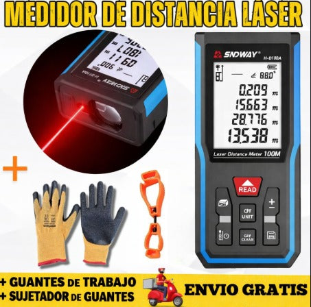 Medidor de distancia láser 100 MTRS