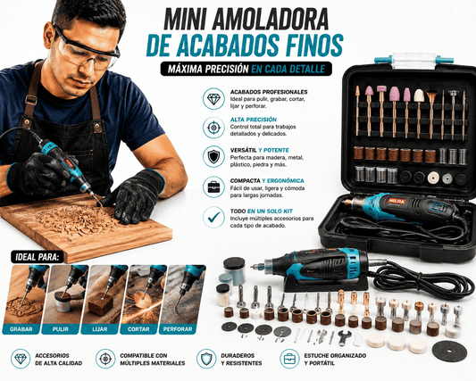 MINI AMOLADORA DE ACABADOS FINOS
