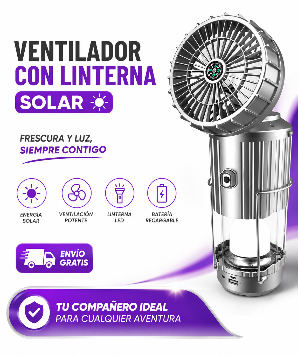 VENTILADOR CON LINTERNA