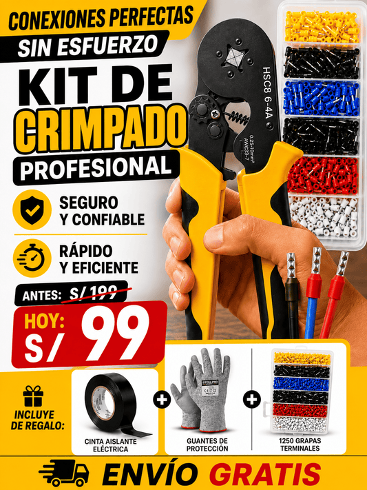 KIT DE CRIMPADO PROFESIONAL