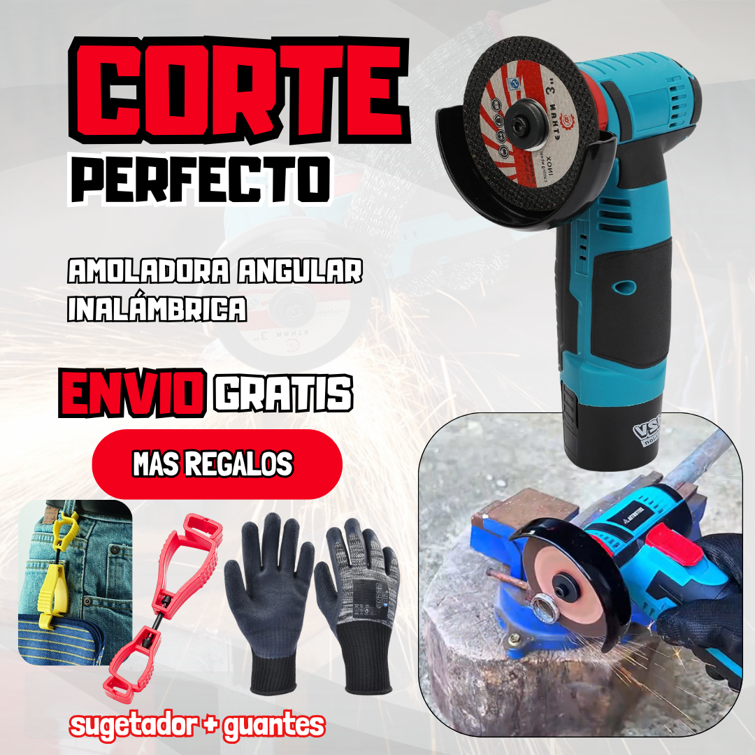 Amoladora Angular Inalámbrica portatil